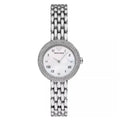 Emporio Armani Rosa AR11354 Women's Dress Watch – 30mm White Mother of Pearl Dial Silver Steel Bracelet