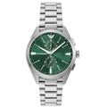 Emporio Armani Claudio AR11480 Men's Chronograph Watch - 43mm Green Dial