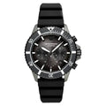 Emporio Armani AR11515 Men's Diver Chronograph Watch – 43mm Black Dial Silicone Strap