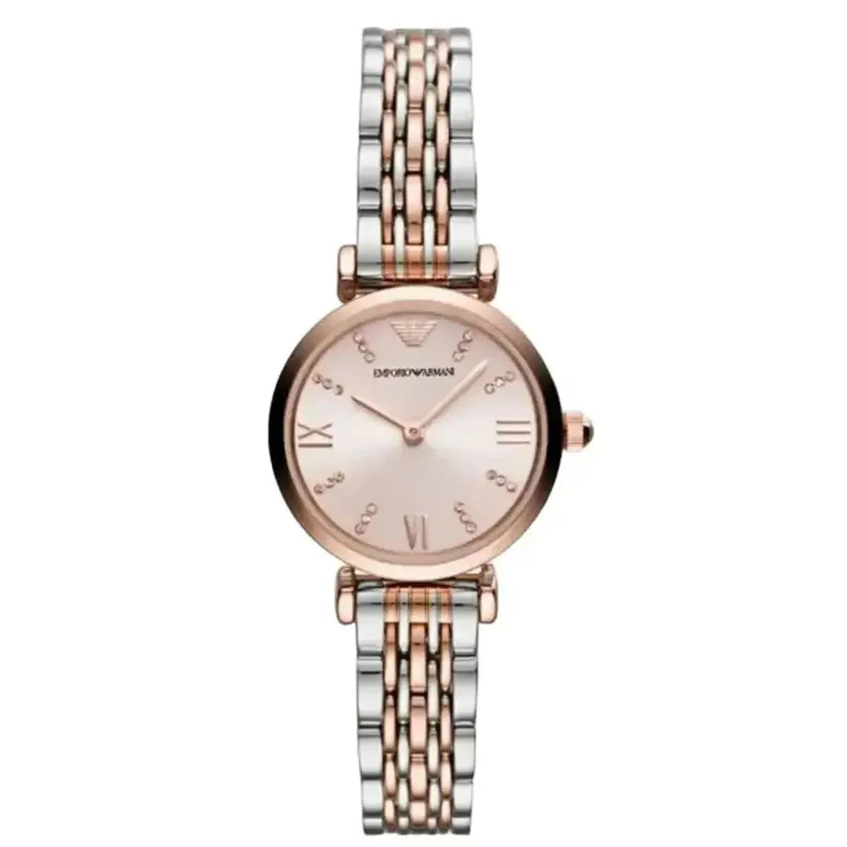 Emporio Armani Gianni T-Bar AR11223 Two-Tone Stainless Steel Women's Watch