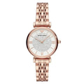 Emporio Armani Gianni T-Bar AR11244 Women's Watch – 32mm Rose Gold Steel Bracelet