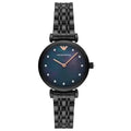 Emporio Armani Gianni T-Bar AR11268 Women's Watch – 32mm Black Mother of Pearl Dial Black Steel Bracelet