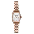 Emporio Armani Gianni T-Bar AR11406 Women's Rose Gold Watch – 26mm White Dial Stainless Steel Bracelet