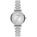 Emporio Armani Gianni T-Bar AR11445 Women's Silver Dial Stainless Steel Bracelet Watch
