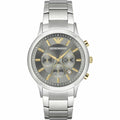 Emporio Armani Renato Silver Stainless Steel Chronograph Watch AR11047
