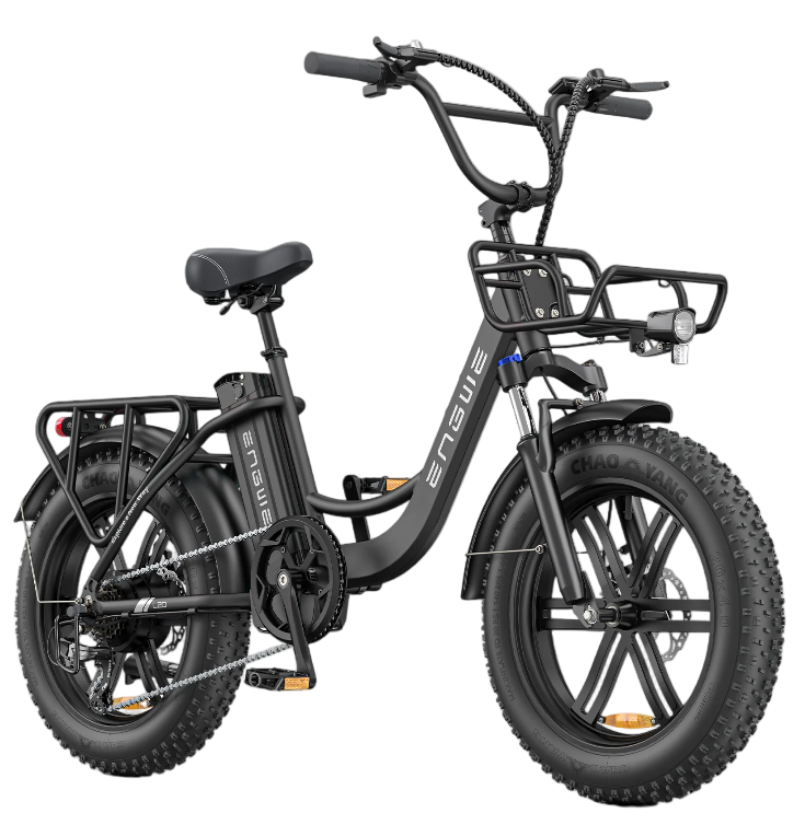 ENGWE L20 BOOST Electric Bike 126KM Torque Sensor Step-Thru E-bike - Black / Standard Battery