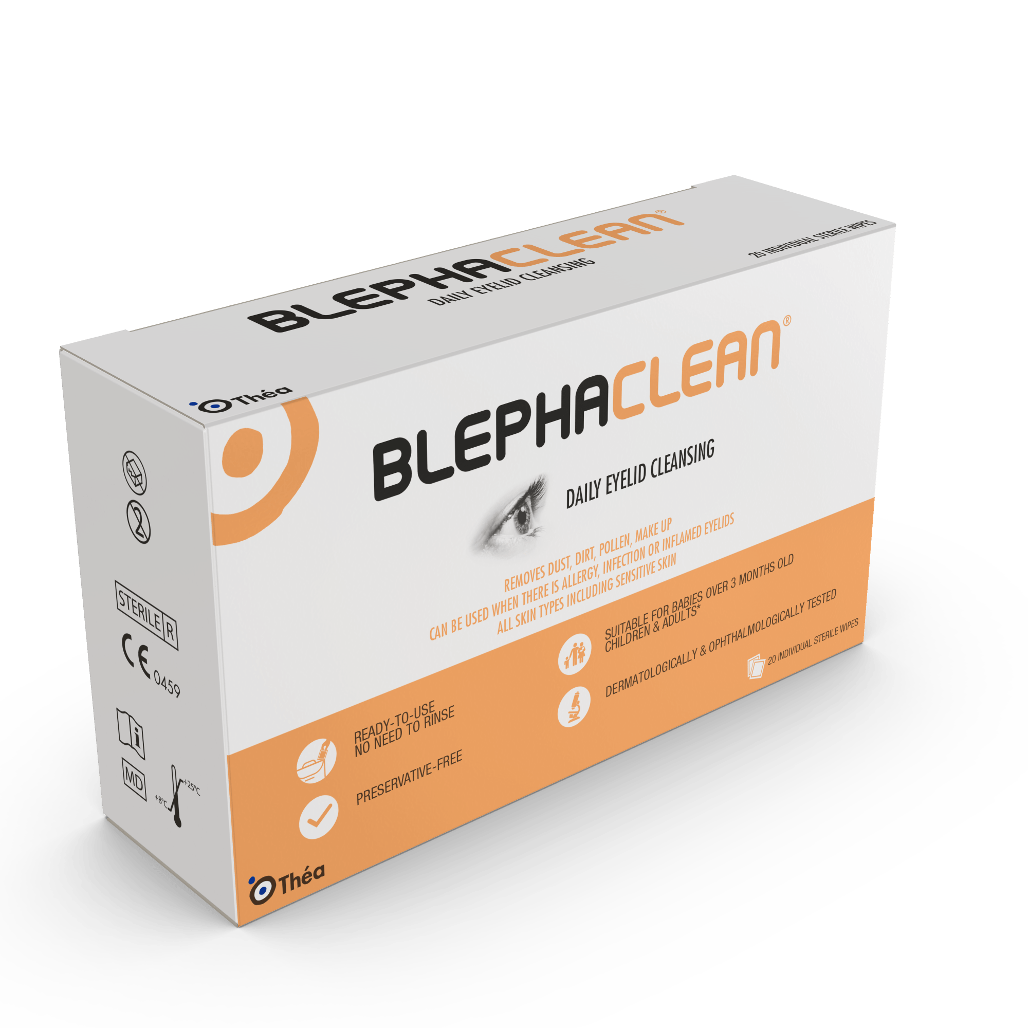 Blephaclean Daily Eye Lid Wipes 20