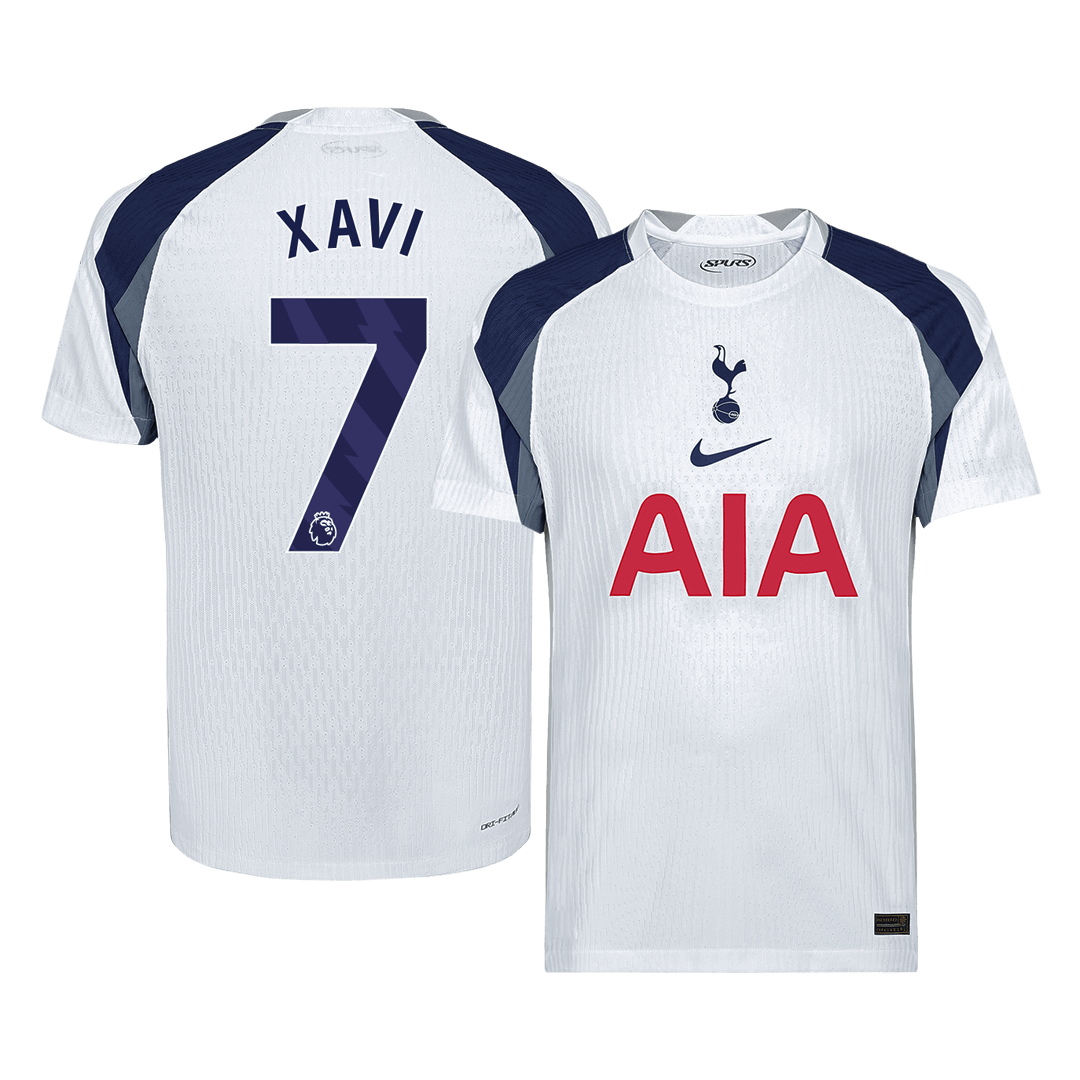 XAVI #7 Tottenham Hotspur Home Player Version Soccer Jersey 2025/26 - S