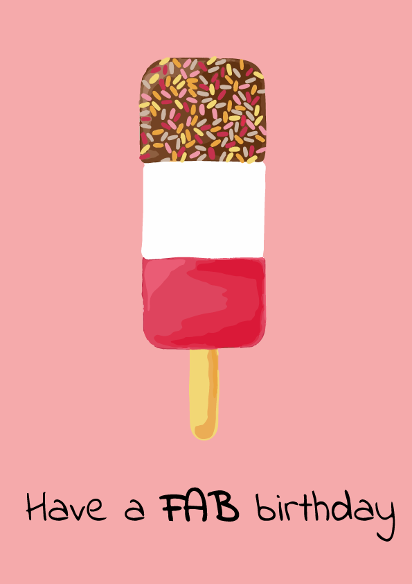 Customize gift card - Fab Birthday
