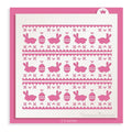 Fair Isle Easter Stencil