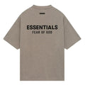 Fear Of God Essentials Jersey Crewneck Tee Heather Grey - XXS