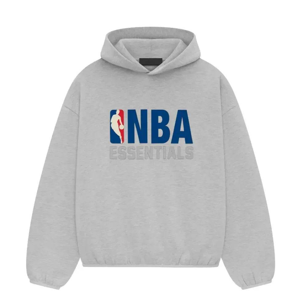 Fear of God Essentials NBA Hoodie Light Heather - M