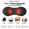Novano 3-in-1  Rückenmassagegerät mit Wärme und Vibration