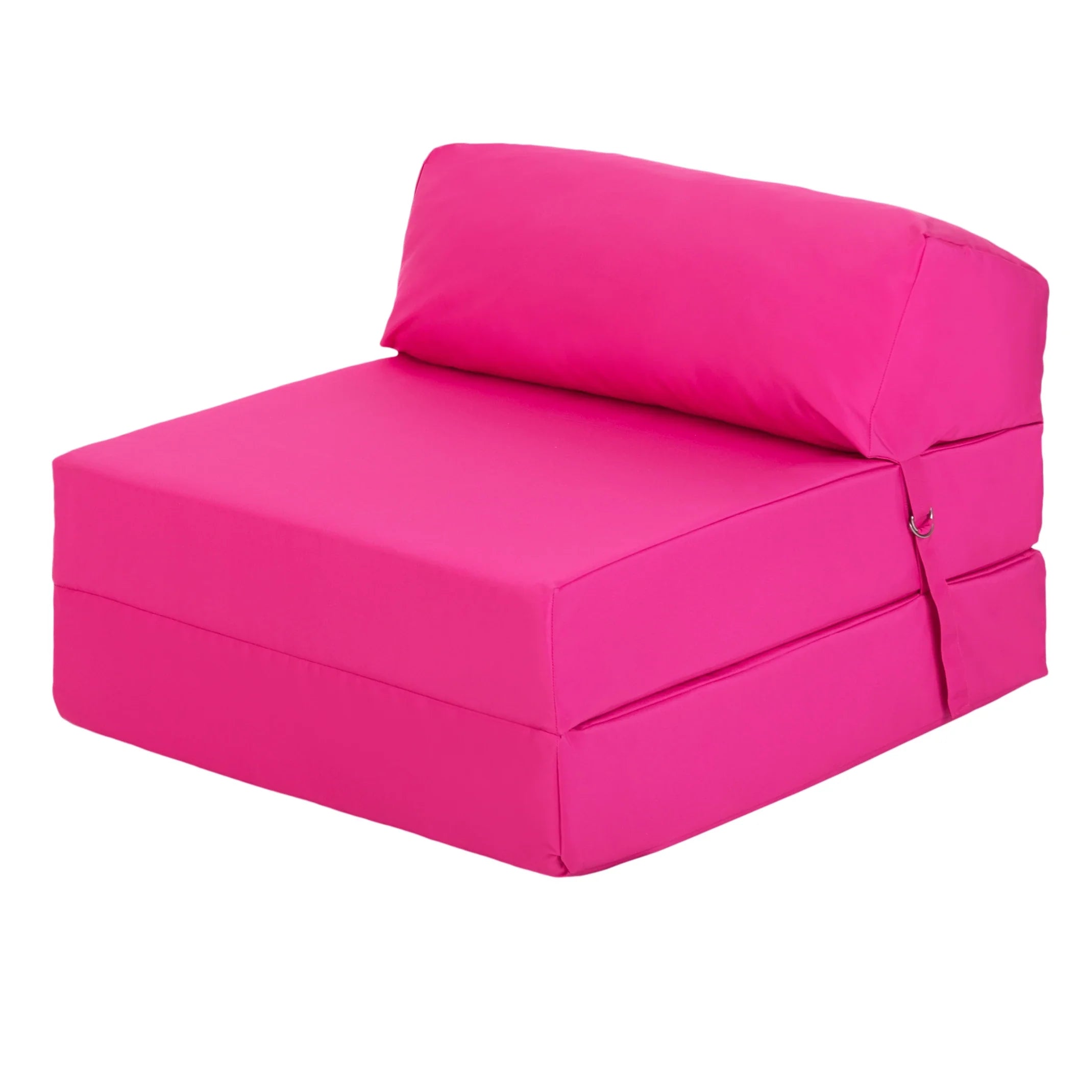 Water Resistant Single Z Bed for Kids Chair Bed Folding Mattress Futon Sofa Bed - Pink