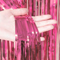 Folie gordijn (Roze)