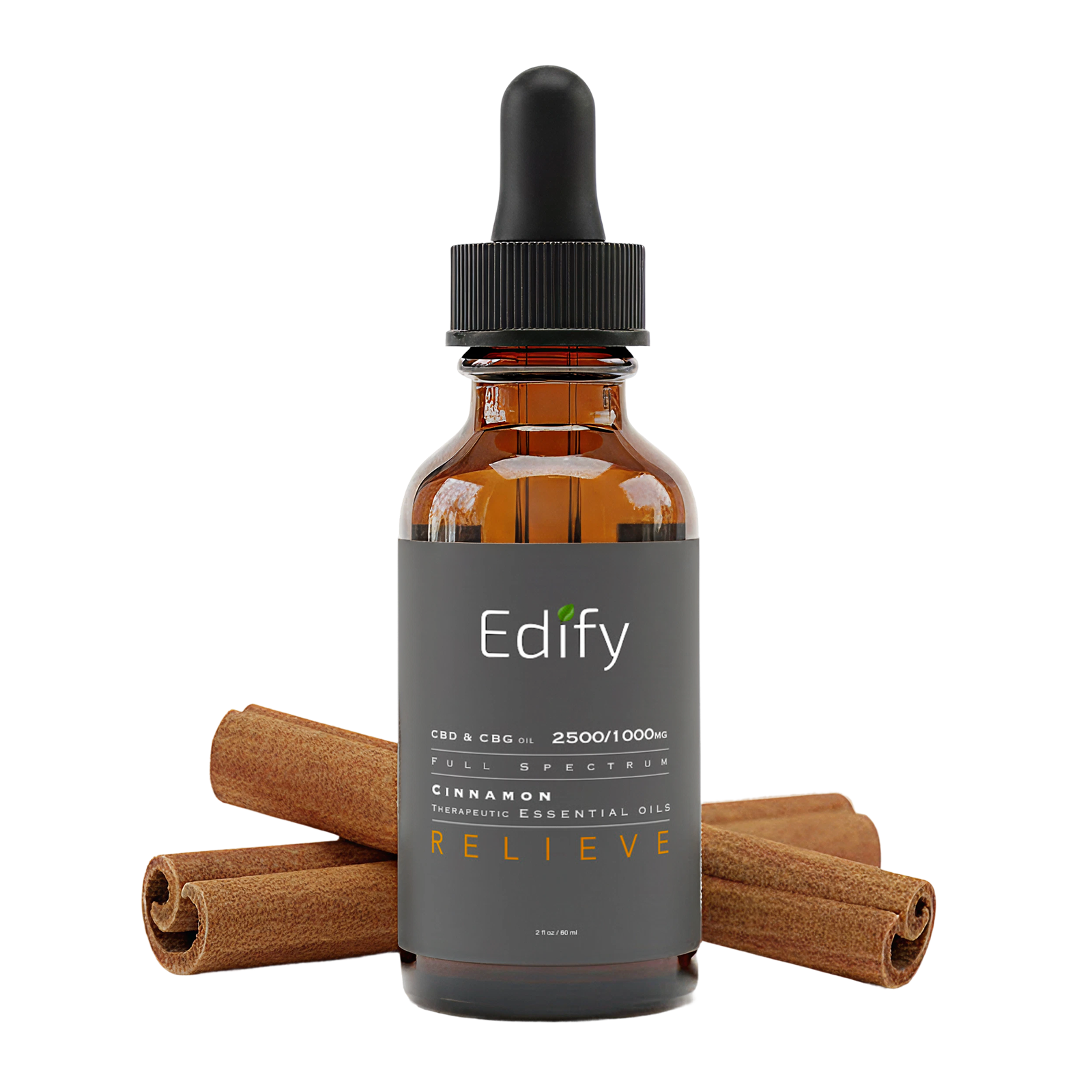 Relieve CBD & CBG Tincture, Full Spectrum, 2500/1500 MG