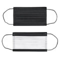 FuturePPE 3 Ply Disposable Face Mask - Surgical Masks - Black On White / 500 Masks