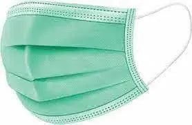 FuturePPE 3 Ply Disposable Face Mask - Surgical Masks - Green / 50 Masks