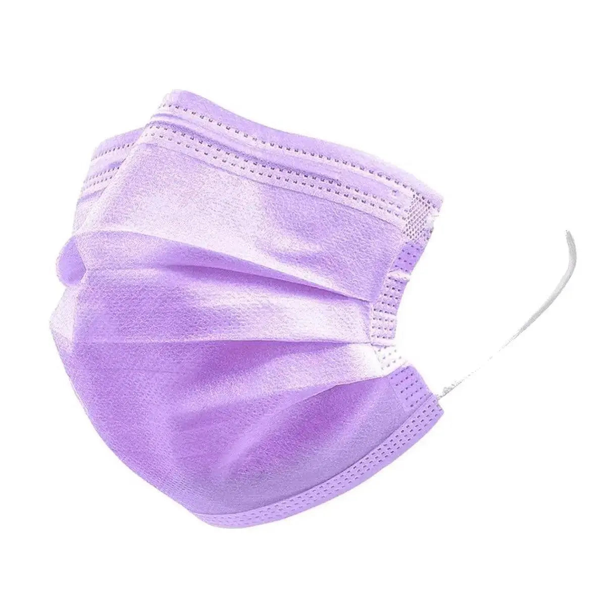 FuturePPE 3 Ply Disposable Face Mask - Surgical Masks - Lavender / 500 Masks