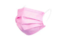 FuturePPE 3 Ply Disposable Face Mask - Surgical Masks - Pink / 100 Masks