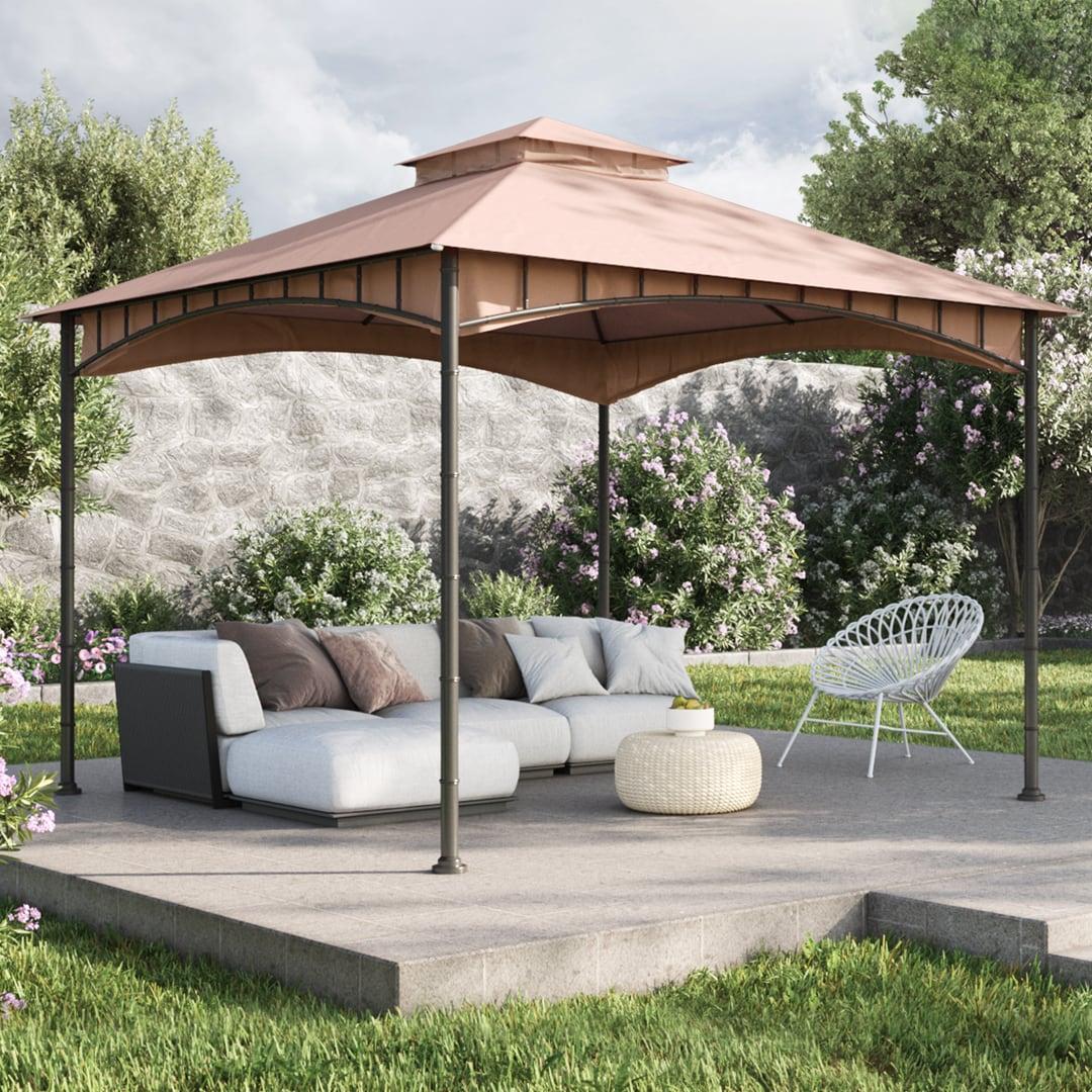LAURO Fabric Gazebo - 340cm x 340cm