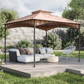 LAURO Fabric Gazebo - 340cm x 340cm