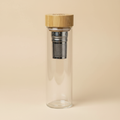 Travel Glass Tea Infuser Tumbler: Brew On-the-Go!