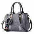 Genuine Leather Handbag for Women | 6 Colors | Shoulder Tote Purse - grey