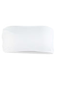Giovanna Bandeau Bikini Top White - Medium