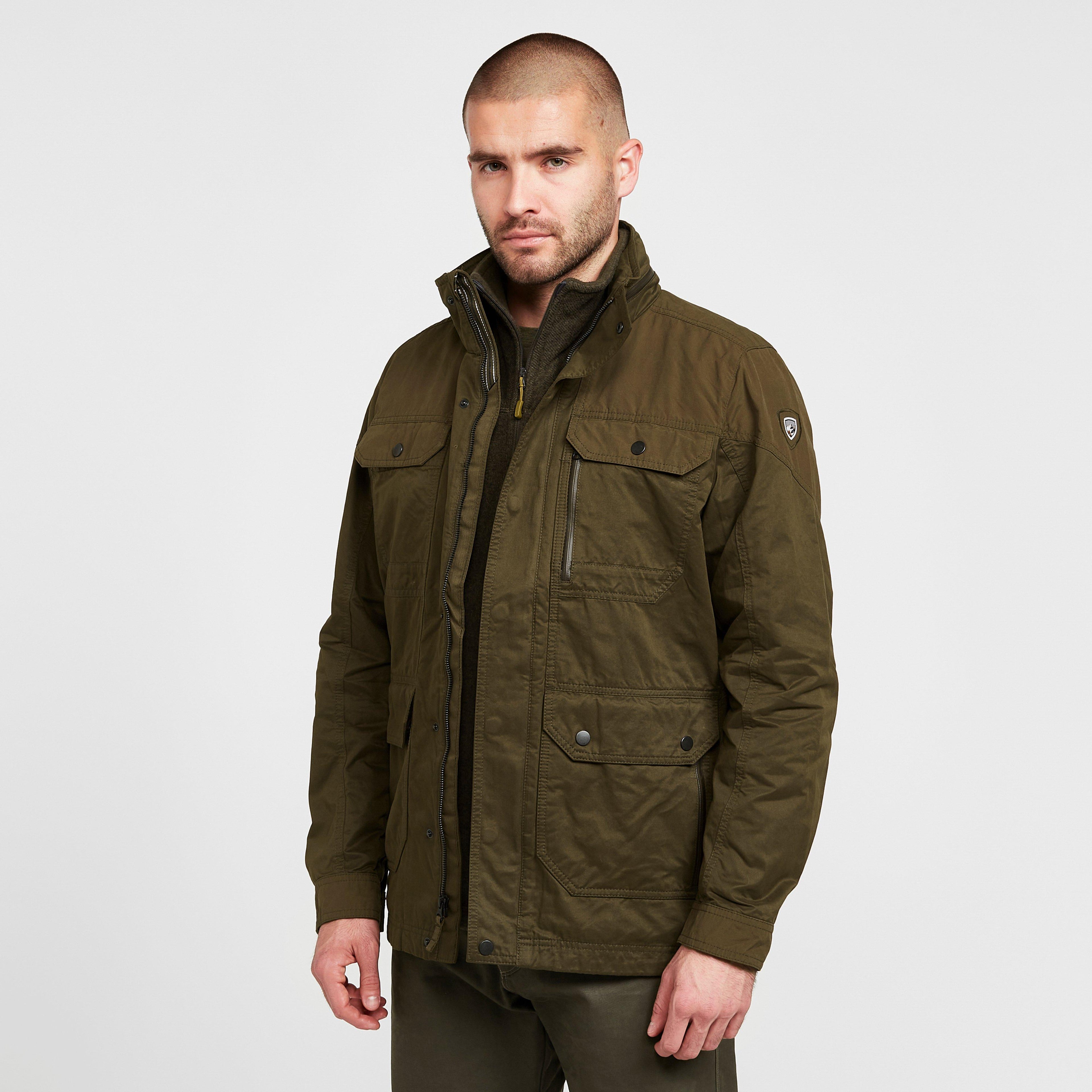Men's Kollusion Wax Finish Jacket - Khaki / L