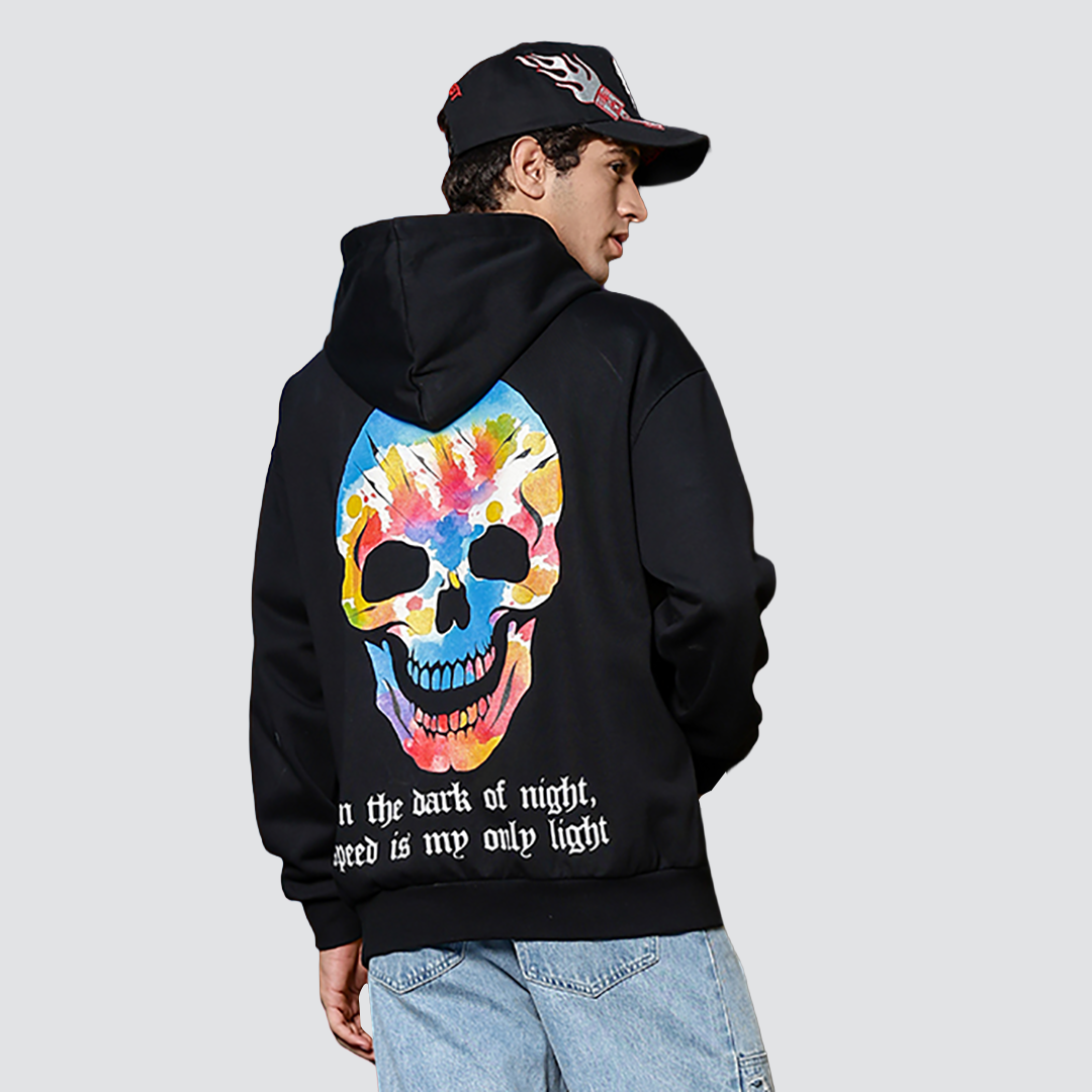 Grim Racer Hoodie - Black / XL