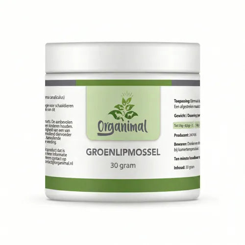 Organimal Groenlipmossel – Katten - 30gr