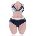 Hannah: 19.9kg Muskulöse Football-Spielerin Realistische Sex-Puppe mit Sportlichem Körper - Hell