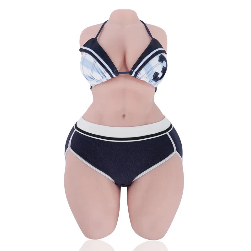 Hannah: 19.9kg Muskulöse Football-Spielerin Realistische Sex-Puppe mit Sportlichem Körper - Hell