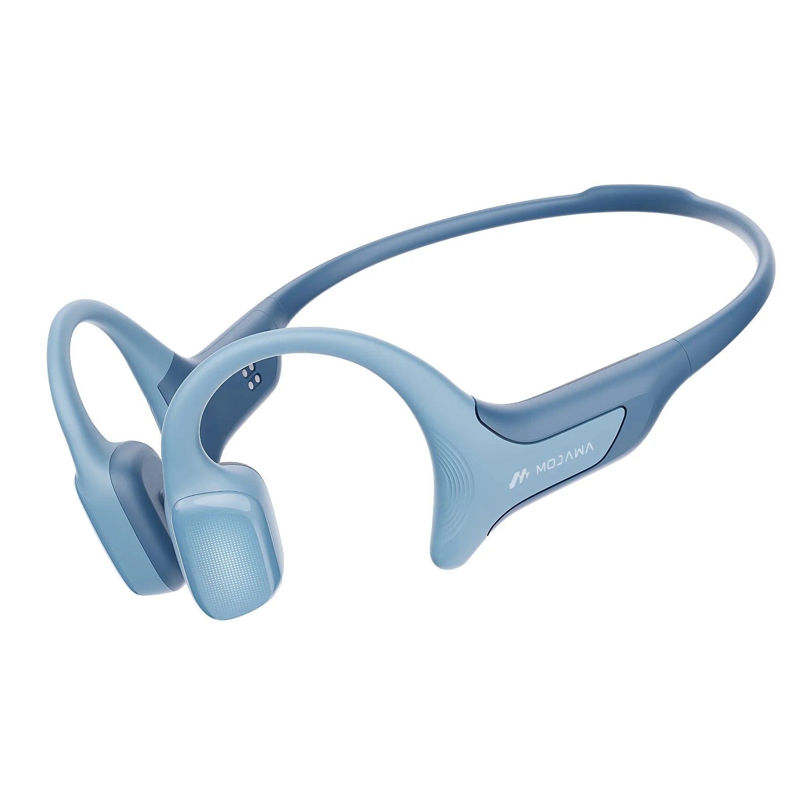 HaptiFit Terra Bone Conduction Headphones | Heart rate monitoring and activity tracking - Misty Mountain Blue