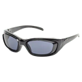 Hilco Leader Low Rider Sunglasses - Black frame Gray lenses