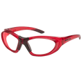 Hilco T-Zone Safety Rated Sports Goggles - Translucent Red frame no lenses