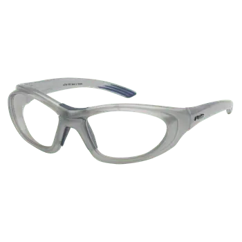 Hilco T-Zone Safety Rated Sports Goggles - Silver frame No leness