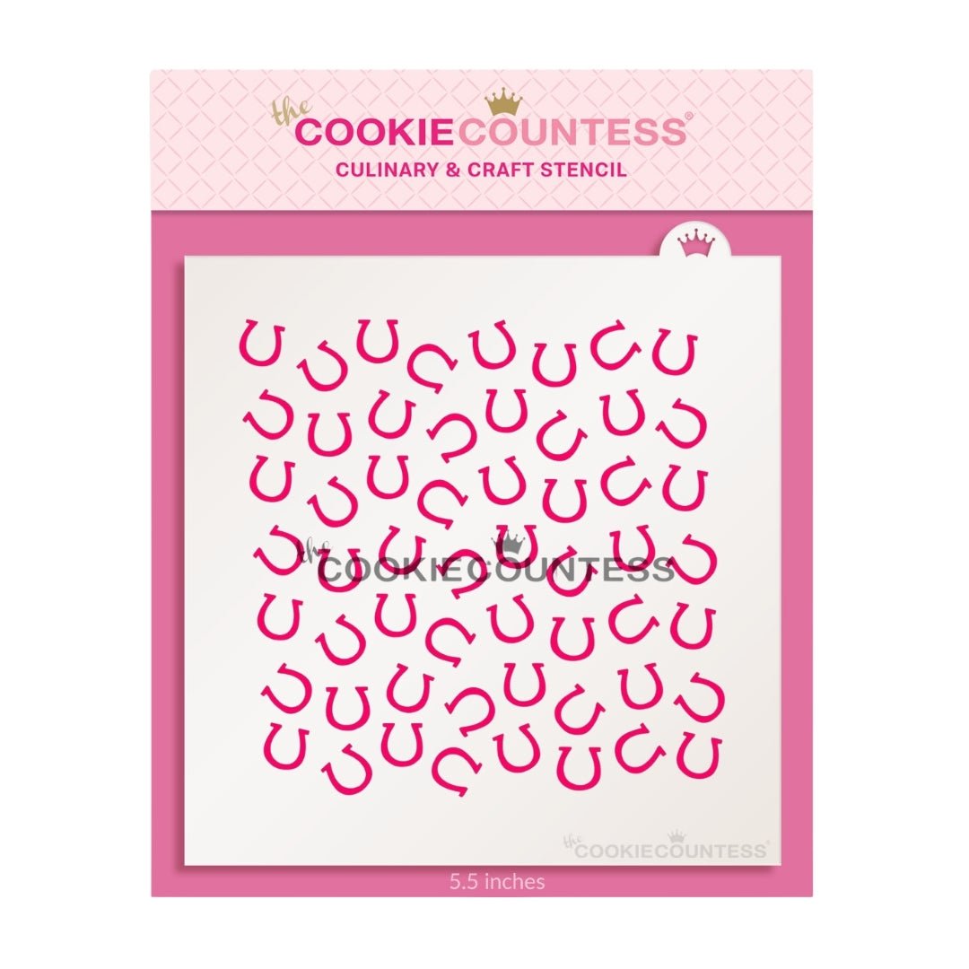 Horseshoes Stencil