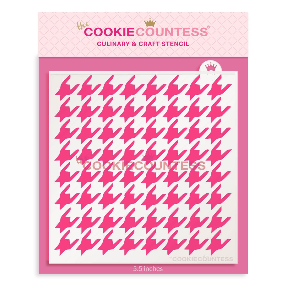 Houndstooth Pattern Stencil