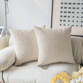 Housse de Coussin Décorative Beige - Beige / 40x40CM
