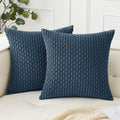 Housse de Coussin Décorative Bleu - Bleu / 40x40CM