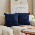 Housse de Coussin Décorative Bleu Marine - Bleu / 40x40CM