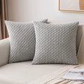 Housse de Coussin Décorative Gris - Gris / 40x40CM