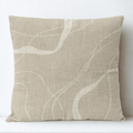 Housse de Coussin Décorative Motif à Ligne Epaisse - 11 / 35x35cm
