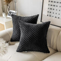 Housse de Coussin Décorative Noir - Noir / 40x40CM