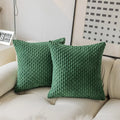 Housse de Coussin Décorative Vert Foncé - Vert / 40x40CM