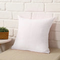 Housse de Coussin Minimaliste Blanc - Blanc / 40x40cm