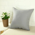 Housse de Coussin Minimaliste Gris - Gris / 40x40cm
