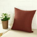 Housse de Coussin Minimaliste Marron - Marron / 40x40cm